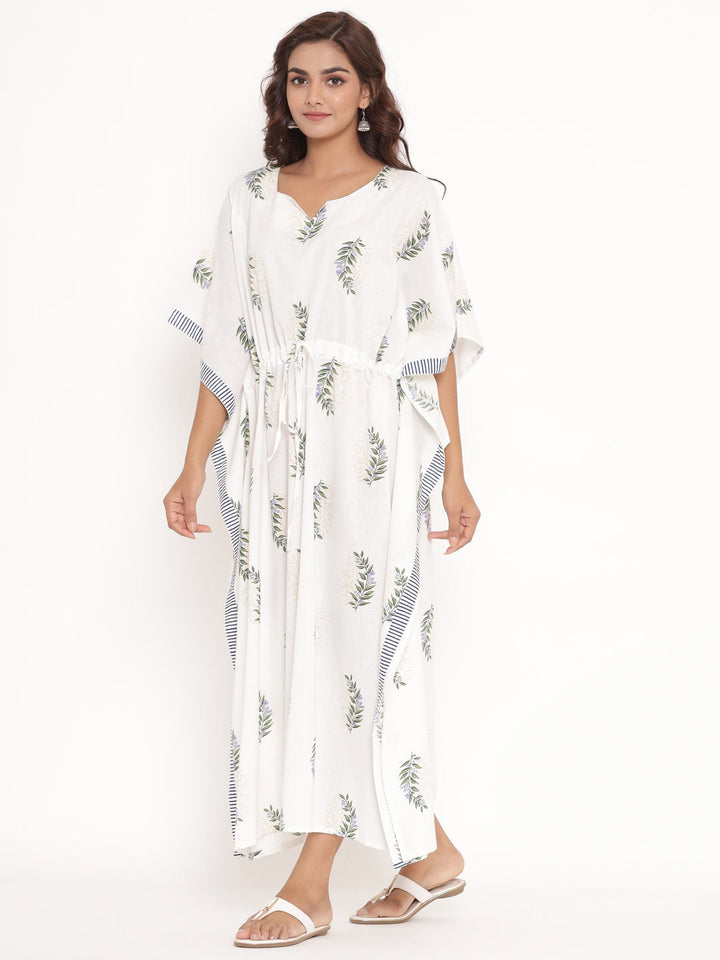 Breezy Comfort: The Cotton Kaftan Dress