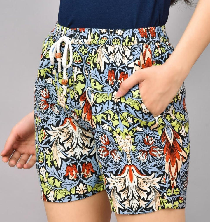 Floral Flow Shorts: Effortless Comfort Meets Vibrant Style