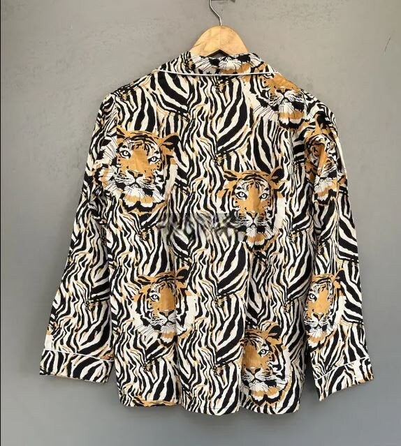 Tiger Jungle Print PJ Set