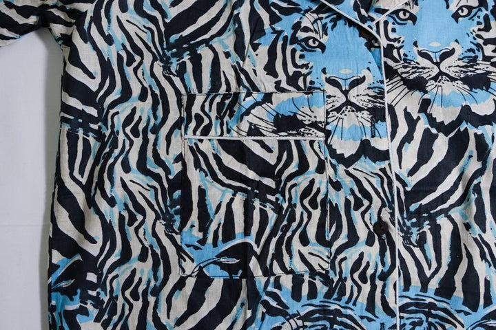 Unleash Your Inner Wild: Tiger Print PJ Set