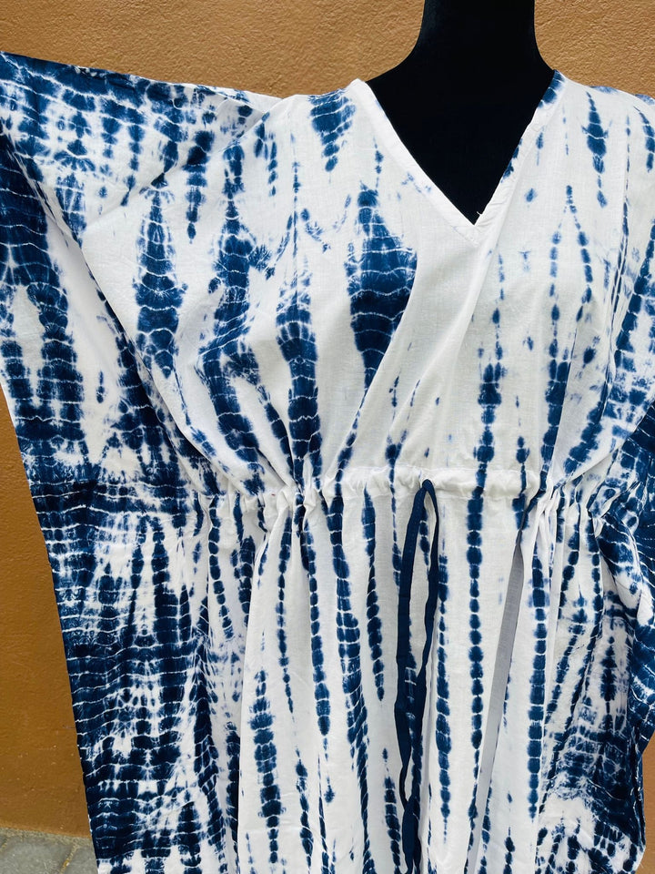 Summer Tie-Dye Kimono Kaftan
