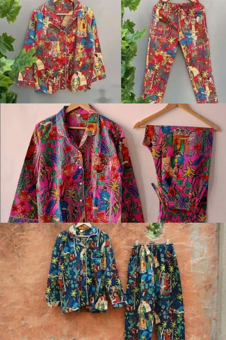 Dream in Frida's Embrace: 3-Pack Pajama Set