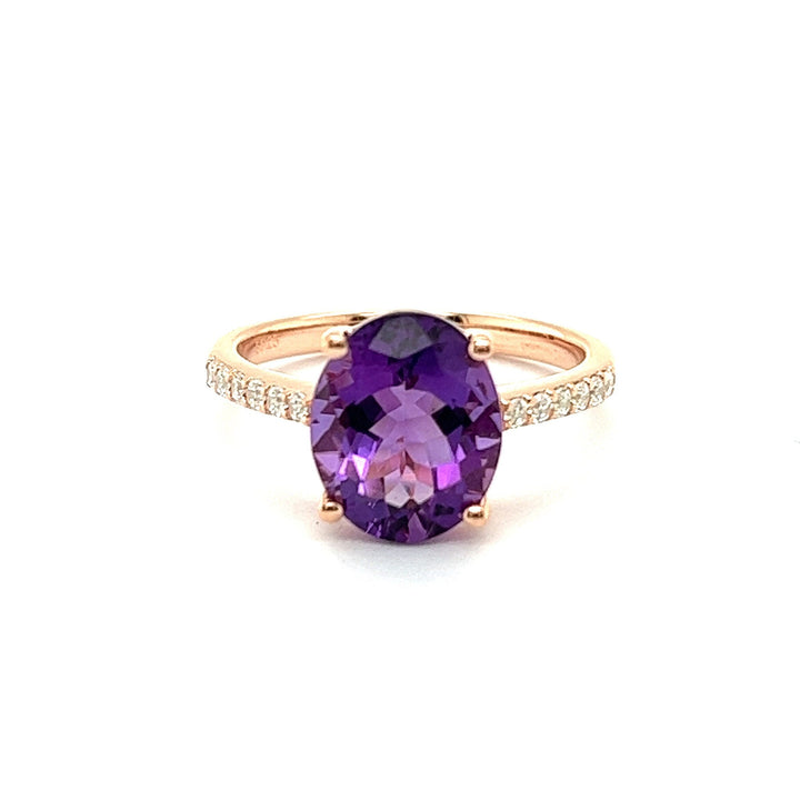 Antique Amethyst Engagement Ring