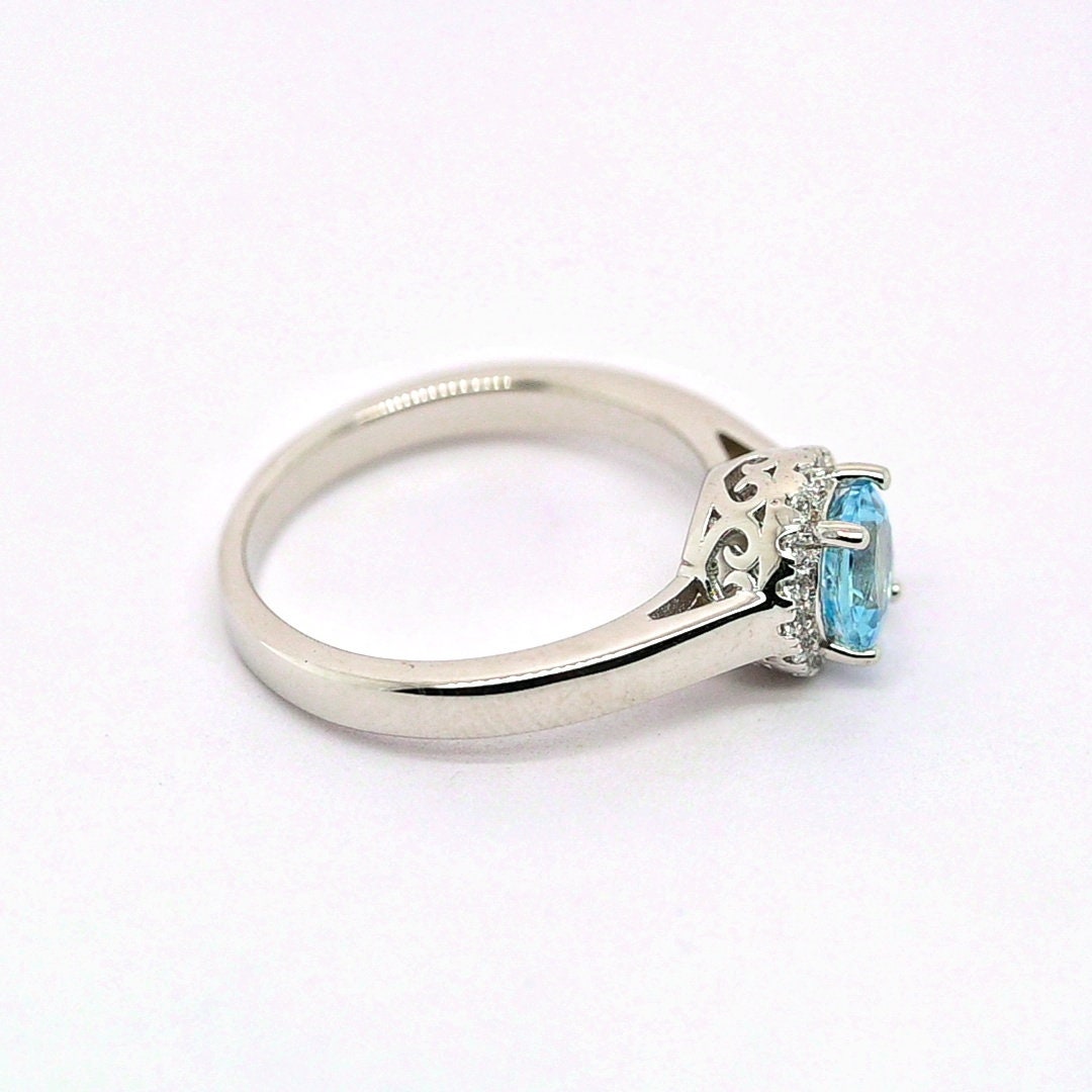 Vintage Aquamarine Ring